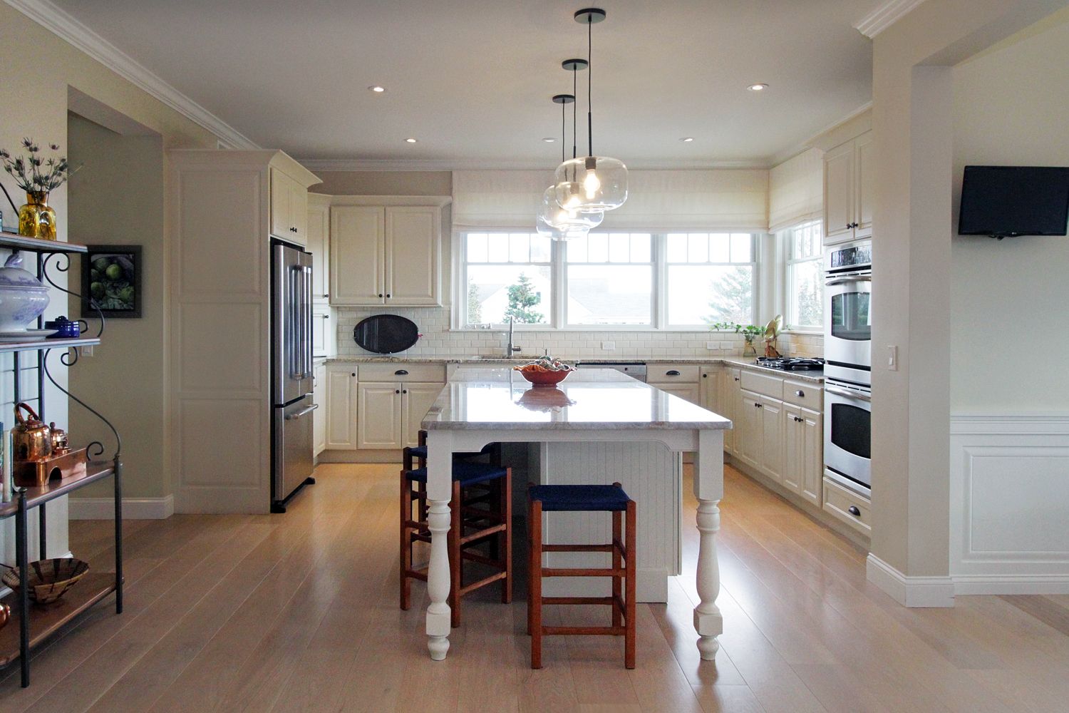Interior kitchen lighting and electrical wiring luxury home middletown rhode island